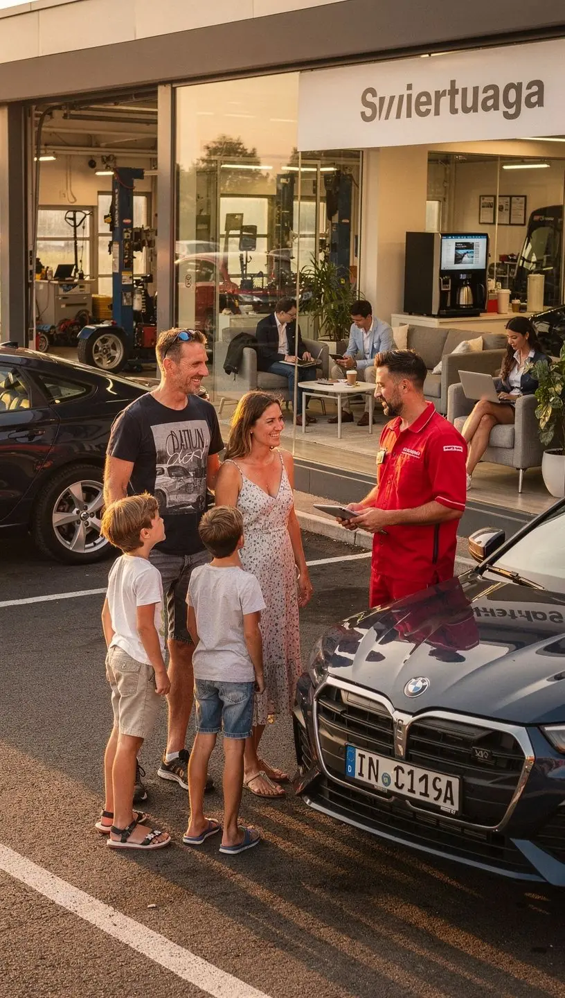 Grafische Darstellung der Kombination aus Versicherungsschutz und Servicepaketen für Kfz-Besitzer in Deutschland